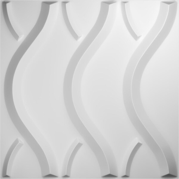 Ekena Millwork Nexus EnduraWall Decorative 3D Wall Panel, White, 19 5/8"W x 19 5/8"H WP20X20NXWH - main